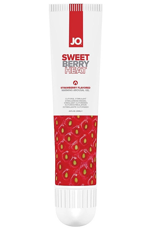 JO Стимулирующее средство со вкусом клубники "Sweet Berry Heart", 10 мл