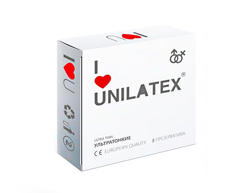 UNILATEX Ultrathin, 3шт